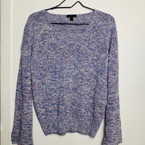J CREW multicoloured pullover V-neck sweater